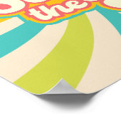 Hier komt de Sun Retro Summer Vibes Poster (Hoek)