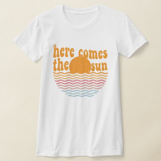 Hier komt de Sun Retro. T-shirt (Laagn)
