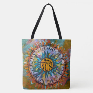 Hier komt de Sun Sunshine Boho Tote Bag