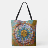 Hier komt de Sun Sunshine Boho Tote Bag (Achterkant)