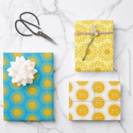 Hier komt de Sunshine Gift Wrap Reeks Inpakpapier Vel