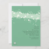 Hier komt de Uitnodiging van de Bridal van de Brid (Achterkant)