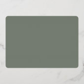 Hier komt de Uitnodiging van de Folie van de Bride (Achterkant)