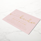 Hier komt de Uitnodiging van de Folie van de Bride (Gedraaid)