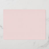 Hier komt de Uitnodiging van de Folie van de Bride (Achterkant)