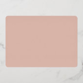 Hier komt de Uitnodiging van de Folie van de Bride (Achterkant)