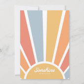 Hier komt de uitnodiging van het Baby shower Son (Achterkant)