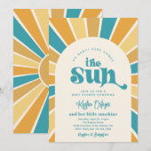 Hier komt de uitnodiging van het Baby shower van d (Voorkant / Achterkant)