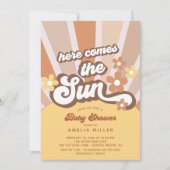 Hier komt de Uitnodiging van het Baby shower van d (Voorkant)