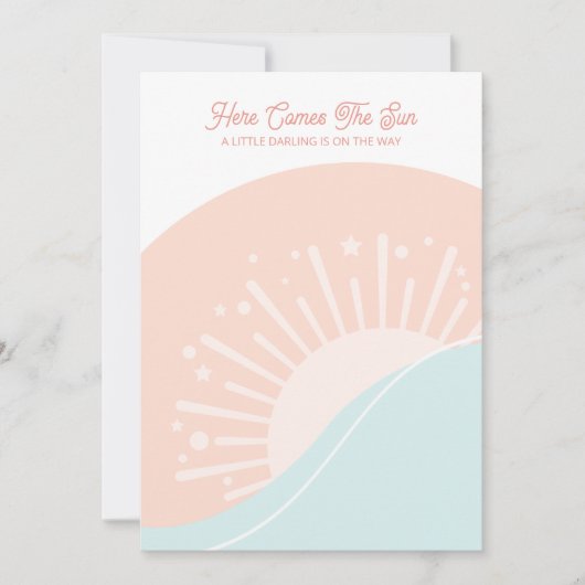 Hier komt de uitnodiging van het Baby shower van d (Voorkant)