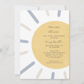 Hier komt de Uitnodiging van het Baby shower van d (Voorkant)