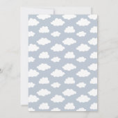 Hier komt de Uitnodiging van het Baby shower van d (Achterkant)