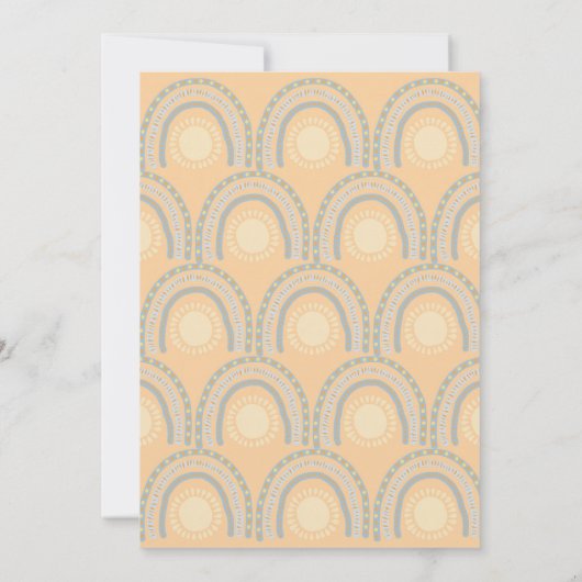 Hier komt de uitnodiging voor het Baby shower Son (Achterkant)