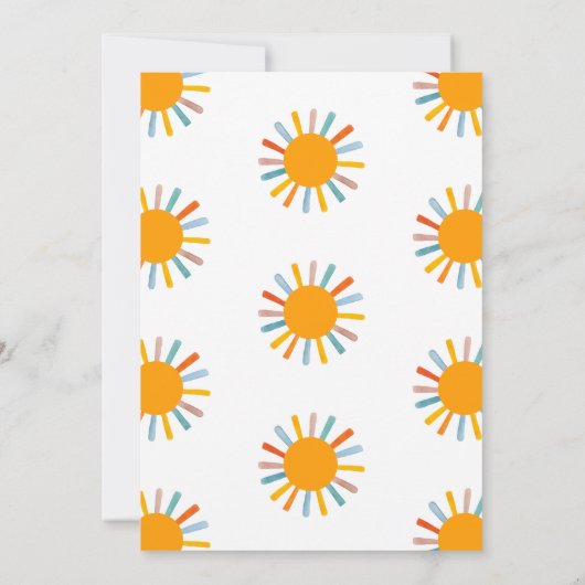 Hier komt de uitnodiging voor het Baby shower Son (Achterkant)