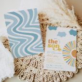 Hier komt de uitnodiging voor het Baby shower Son