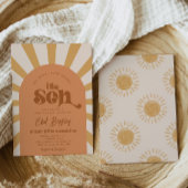 Hier komt de uitnodiging voor het Baby shower Son