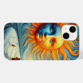Hier komt de zon - AI Art Print Case-Mate iPhone Case (Achterkant (horizontaal))