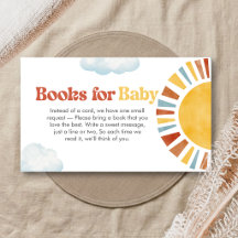 Hier Komt de Zon Baby Shower Boeken voor Baby