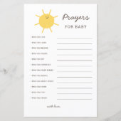 Hier Komt De Zon Baby Shower Gebeden Voor Baby (Voorkant)