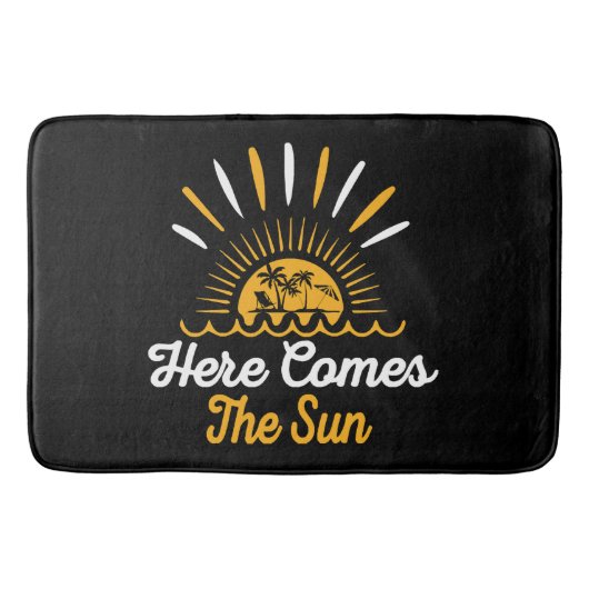 Hier Komt De Zon Badmat (Voorkant)