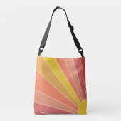 Hier komt de zon crossbody tas (Achterkant)