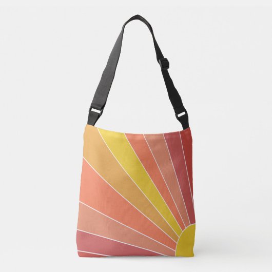 Hier komt de zon crossbody tas (Voorkant)