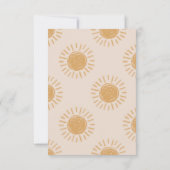 Hier komt de zon Dank je kaart (Achterkant)