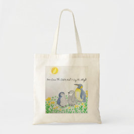 Hier komt de zon en ik zeg dat het goed is tote bag
