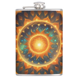 Hier komt de zon heupfles