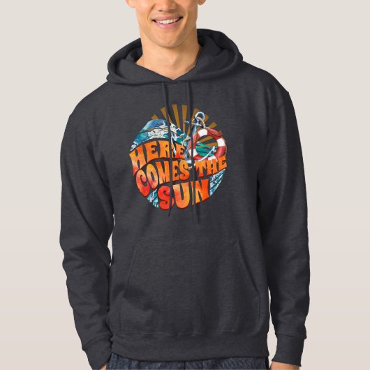 Hier komt de zon hoodie (Voorkant)
