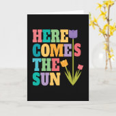 HIER KOMT DE ZON KAART (Gele Bloem)