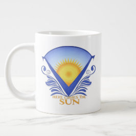 Hier komt de zon - Levendige zonsopgang Graphic Grote Koffiekop
