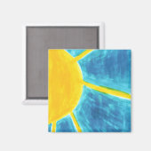 Hier komt de zon magneet (Voorkant / Achterkant)