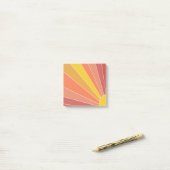 Hier komt de zon post-it® notes (Op bureau)
