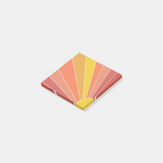 Hier komt de zon post-it® notes (Schuin)