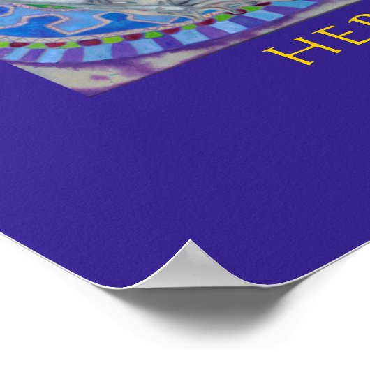 HIER KOMT DE ZON POSTER (Hoek)