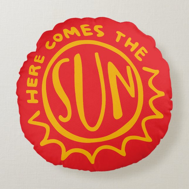 Hier komt de zon rond kussen (Voorkant)