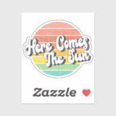 Hier komt de zon sticker (Vel)