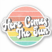 Hier komt de zon sticker (Voorkant)