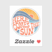 Hier komt de zon sticker (Vel)