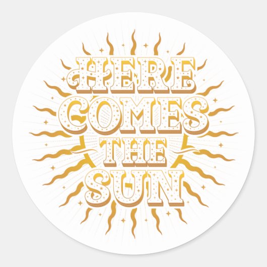 Hier Komt De Zon / Stickers (Voorkant)