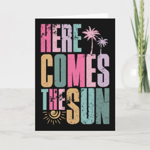 Hier Komt De Zon Strand Hawaii Zomer Vakantie Vi Kaart