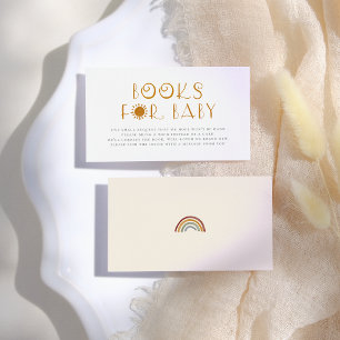 Hier komt de zon   Sunshine boeken voor Baby Informatiekaartje