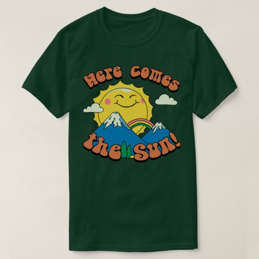 Hier komt de zon t-shirt (Design voorkant)