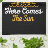 Hier Komt De Zon Theedoek (Gevouwen)
