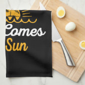 Hier Komt De Zon Theedoek (Quarter Fold)