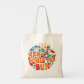 Hier komt de zon tote bag (Achterkant)