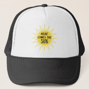 Hier komt de zon trucker pet