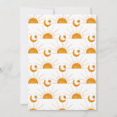 Hier komt de zon - Waterverf 1e verjaardag Kaart (Achterkant)