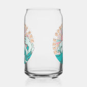 Hier komt de zon zomerstrand nieuwigheid blikvorm glas (Links)